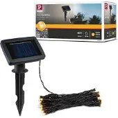 Paulmann Solar LED-lichtketting Aurinka IP44 3000K 60x3lm Zwart