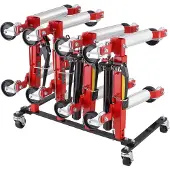 Vevor Auto Dolly Rack Hydraulische Trolley Jack Stand Organizer 4-Dolly