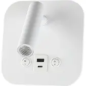 V-TAC 240026 Bedlamp LED LED 8 W Warmwit Energielabel: F (A - G) Wit
