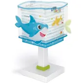 DALBER Tafellampje Little Shark voor kinderen