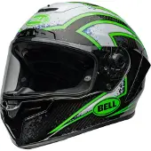 Bell Race Star DLX Flex Xenon, integraalhelm ,Zwart/Wit/Groen ,S