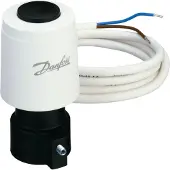 Danfoss Therm, aandrijving TWA-A/NO voor RA-behuizing, 230 V, 50 Hz, kabel 1,2 m, 1 stuk.