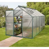 Pergart Kweekkas Triton 6200 - Polycarbonaat 6mm - Smaragd - 198x317x208cm