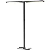 SLV Led Kantoor Vloerlamp Worklight Pro Zwart Dubbel