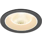 SLV Inbouwspot Numinos L zwart/wit 2700K - 40gr