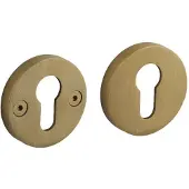 Intersteel cilinderrozetten Shiraat ø55x8 mm eenzijdig verdekt - messing mat titaan PVD