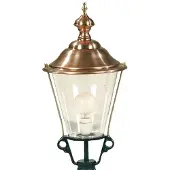 Ks Verlichting Ronde, nostalgische lantaarn lamp Berghuizen K3B zwart