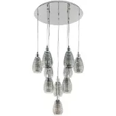 Stars of Light 10 Lichts Hanglamp Siracusa Chroom