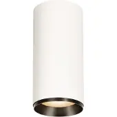 SLV Opbouwspot Numinos XL cilinder wit/zwart 3000K - 36gr