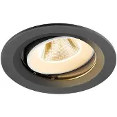 SLV Inbouwspot Numinos Move M zwart/wit 2700K - 20gr