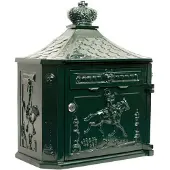 Ks Verlichting Mailbox Postbos B4 muurbus - zwart