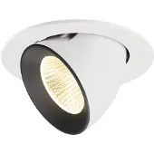 SLV Inbouwspot Numinos Gimble L wit/zwart 3000K - 40gr