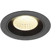 SLV Inbouwspot Numinos M zwart 3000K - 55gr
