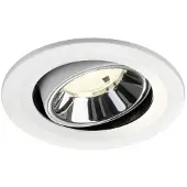 SLV Inbouwspot Numinos Move S wit/chroom 4000K - 20gr