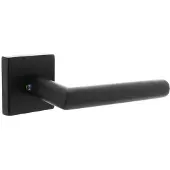 Intersteel deurkruk Jura met rozet massief verdekt 53x53x10mm met nokken - mat zwart