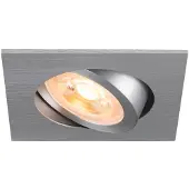 SLV LED Inbouwarmatuur Vierkant | 1X GU10 Max 10W IP20 | Dimbaar | NEW TRIA