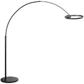 Steinhauer Design booglamp Ringlux zwart