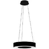 Eglo Zwarte led hanglamp Guamare Ø 53cm