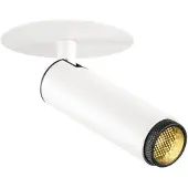 SLV Inbouwspot Grip S Wit Met Zwart 3000k
