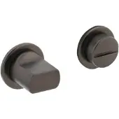 Intersteel WC-sluiting met minimalistische ronde rozet antracietgrijs