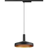 SLV Hanglamp Voor Rail Lalu 1 Fase Zwart Ø 24cm