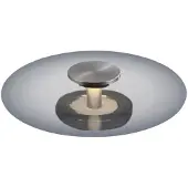 Pure Tafellampe , Vitrum, dimbare, Grijs, Woonkamer, Glas, Modern