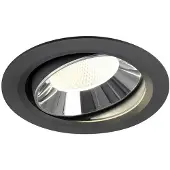 SLV Inbouwspot Numinos Move XL zwart/chroom 4000K - 20gr