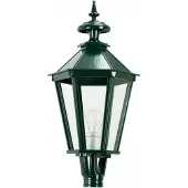 Ks Verlichting Nostalgische zeskantige lantaarn lamp Bergharen K7 zwart