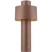SLV Design tuinlamp Photoni Cyl Pole 45 roestbruin 45cm
