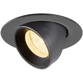 SLV Inbouwspot Numinos Gimble XS zwart 3000K - 20gr