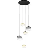 Eglo Hanglamp Pantoja zwart Ø 68cm