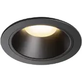 SLV Inbouwspot Numinos XL zwart 3000K - 55gr