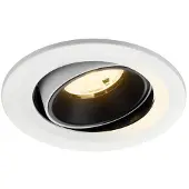 SLV Inbouwspot Numinos Move S wit/zwart 3000K - 55gr