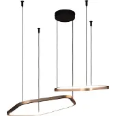 Eglo Unieke hanglamp Estrella zwart met bruin