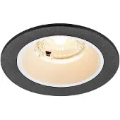 SLV Inbouwspot Numinos S zwart/wit 2700K - 40gr