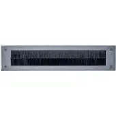 Intersteel | Tochtwering | 340x76mm | Rechthoek | RVS Getrommeld