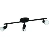 Eglo Plafondlamp Buzz-Led 3-lichts zwart