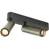 SLV Opbouwspot Grip M 2 Lichts Brons 2700k