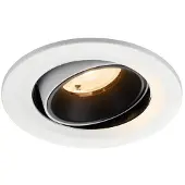 SLV Inbouwspot Numinos Move S wit/zwart 2700K - 40gr