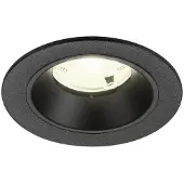 SLV Inbouwspot Numinos S zwart 4000K - 20gr