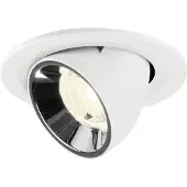 SLV Inbouwspot Numinos Gimble S wit/chroom 4000K - 40gr