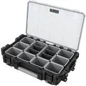 Keter Pro Gear Clear Organizer Gereedschapskoffer - 56x34,5x12,8 - Zwart/Grijs