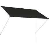 Syfax Luifel uittrekbaar 200x150 cm antraciet