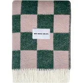 Maison Deux Checkerboard Plaid Groen / Roze-130 x 200 cm