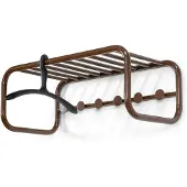 Spinder Design kapstok Retro Kapstok - Chocolate Brown - 6 haken