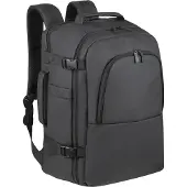 Rivacase 8465 Tegel - Eco Laptoptas 17.3 inch - Rugzak 28L - Waterbestendig - Recycled - Zwart