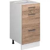 Vicco R-Line Keukenonderkast – 40 cm met laden, zonder werkblad Sonoma