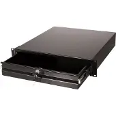 Logilink SF163B: 19" uitschuifbare lade, 2 HE, zwart (RAL9004)