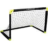 Dunlop Voetbaldoel - Voetbalgoal 90 x 59 x 61 cm - Voetbal Goal Opvouwbaar - Makkelijk op te Bergen - Voetbal Training Doel voor Kinderen en Volwassenen - Kunststof - Zwart/ Geel