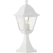 Brilliant NISSIE outdoor bollard white - - Metal/glass - IP44 - 1xE27 60W